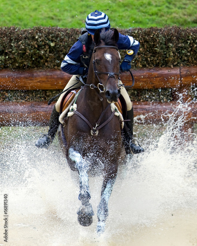 Horse Trial Water Obstacle