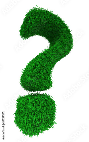 Green question mark