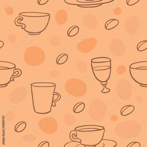 coffee seamless pattern 2