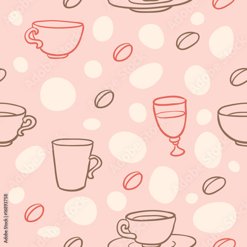 coffee seamless pattern 1