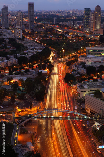 Skyscrapers in the center of Tel Aviv