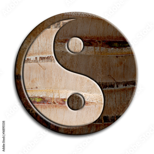 yin et yang bambou