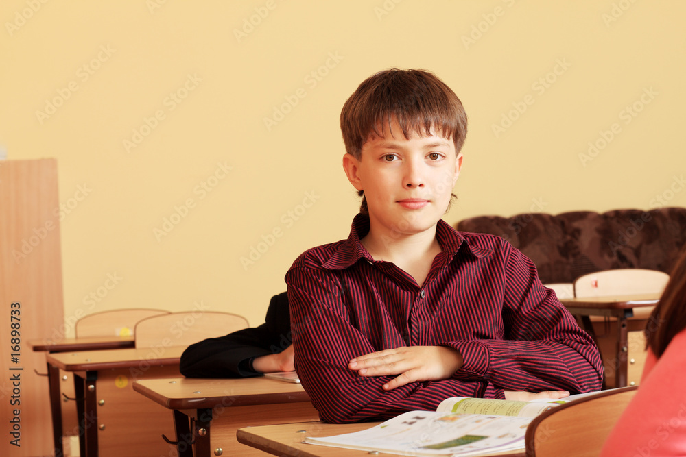 boy in a classroom boy in a classroom