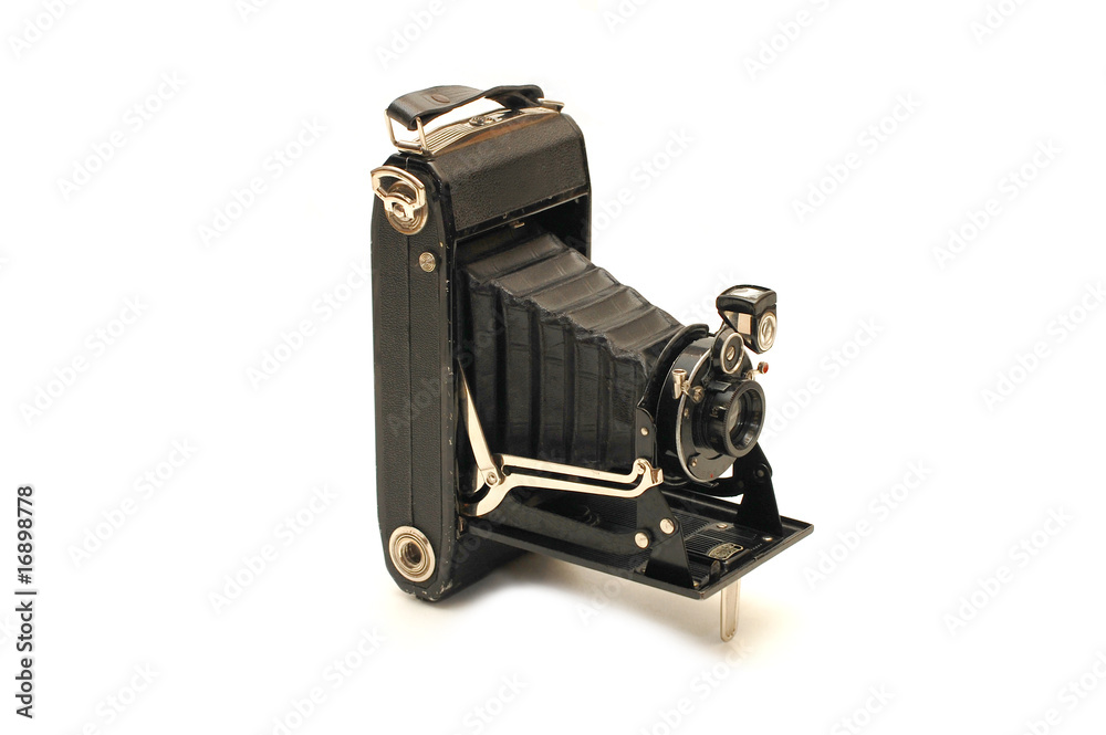 medium format retro camera isolated on white medium format retro camera isolated on white