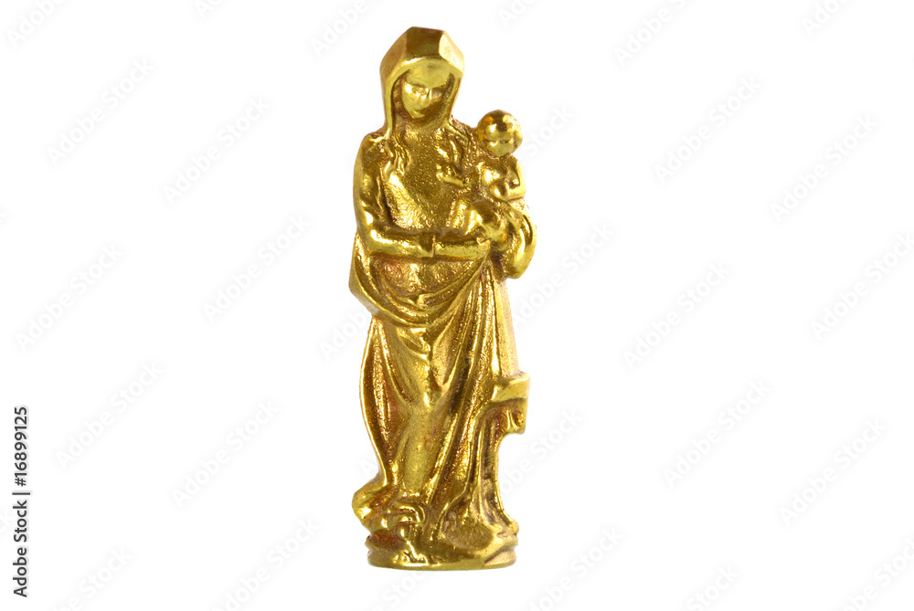 Saint Mary and Jesus Figurine
