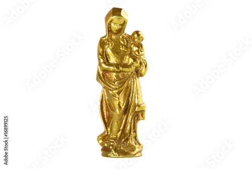 Saint Mary and Jesus Figurine