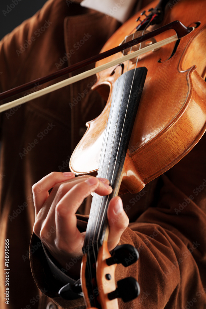 Obraz premium playing the violin
