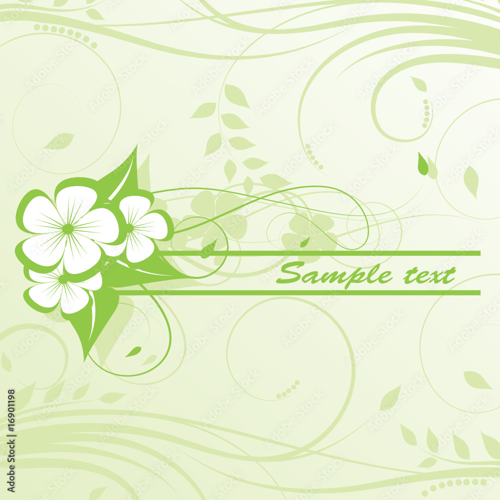 abstract floral background with place for your text abstract floral background with place for your text