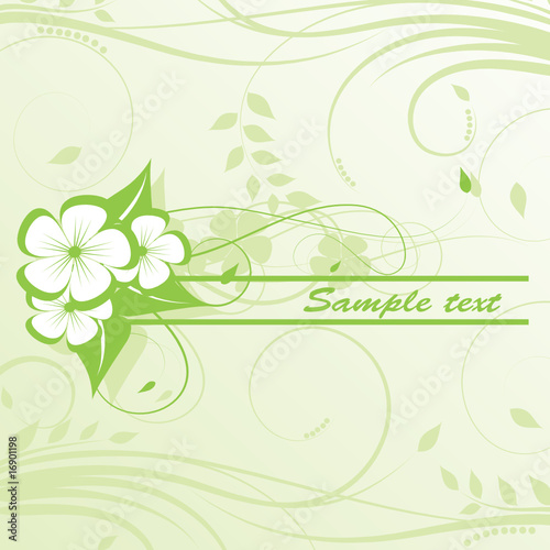 abstract floral background with place for your text