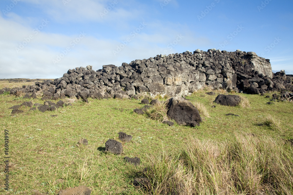 Obraz premium Easter Island - Ahu Te Peu