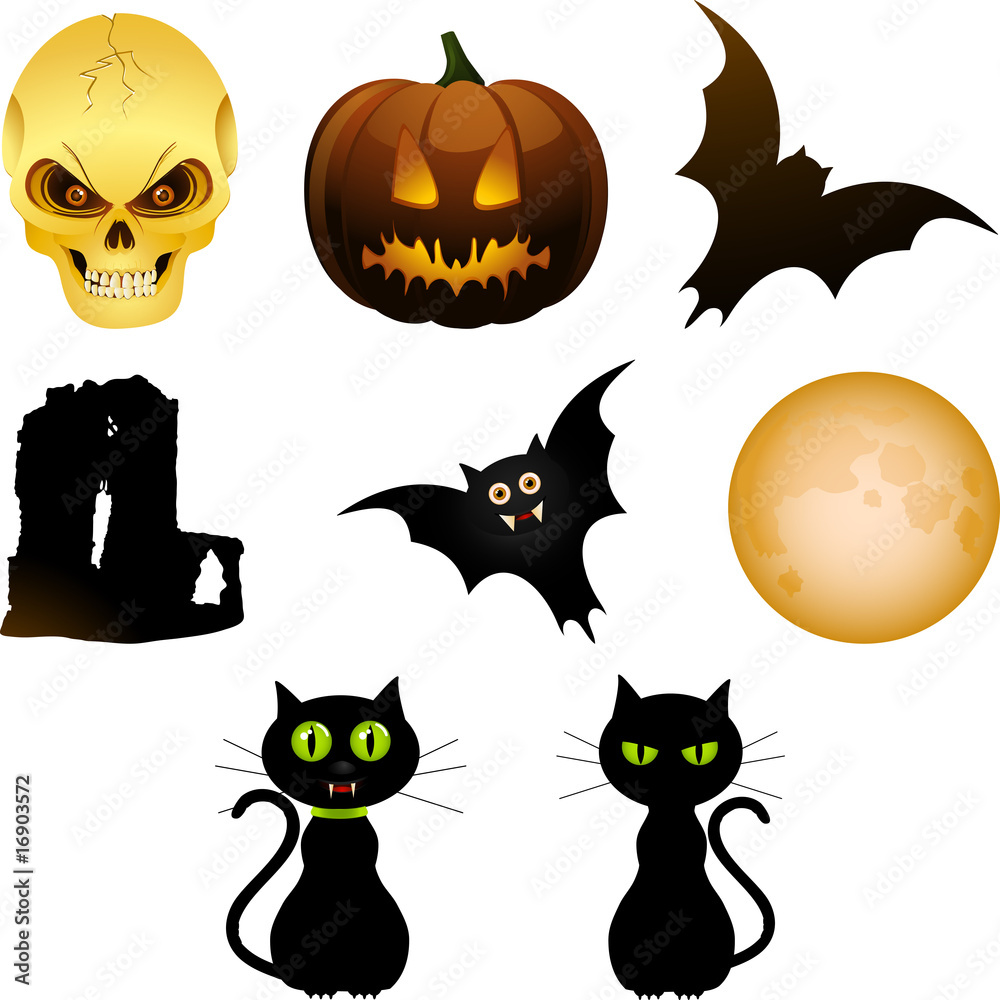 halloween objects