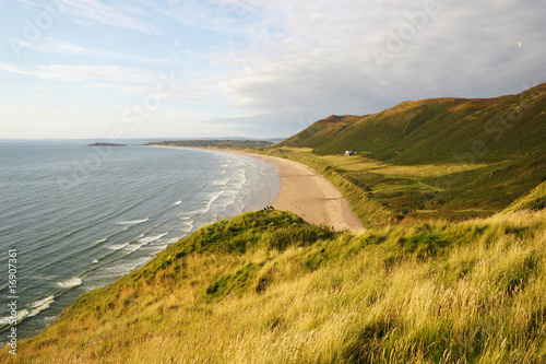 View over Rhossili Bay