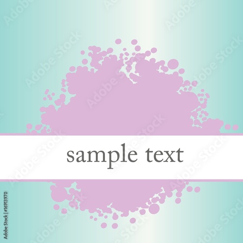 Abstract flyer with sample text