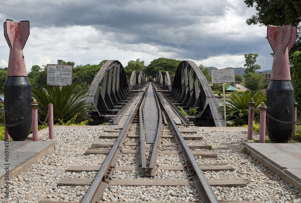 Fototapeta premium Brücke vom River Kwai, Thailand
