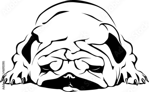 Sleeping Pug 03