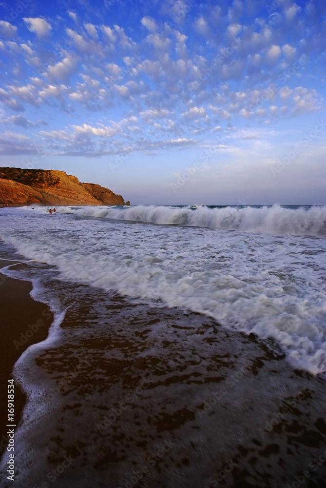 Beach at sunset