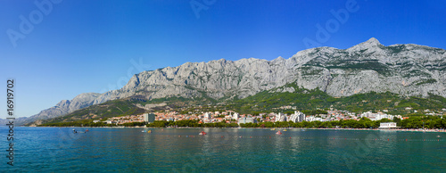 Town Makarska in Croatia