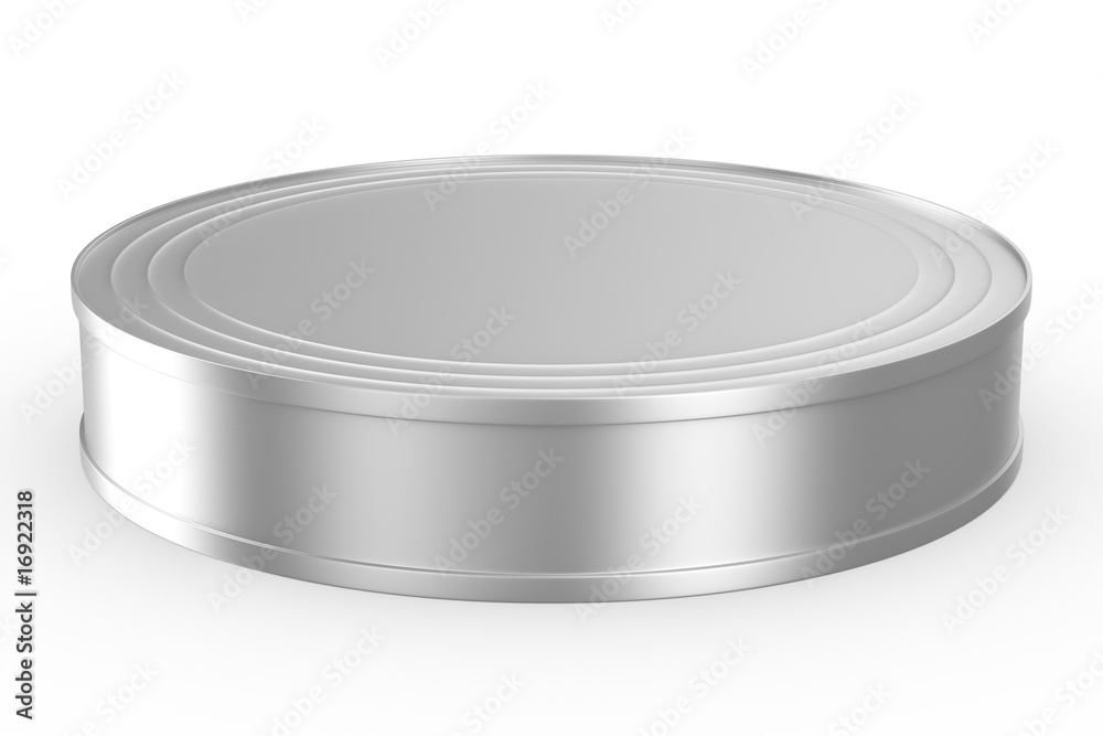 Can on white background. Isolated 3D image