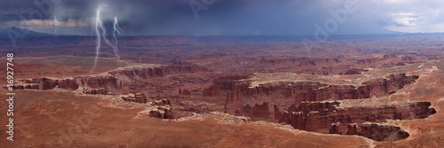 Panorama view at Canyonland National Park
