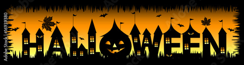 Halloween party background for your design