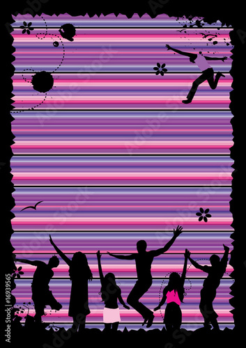 Funny party, holiday, vector illustration for your design