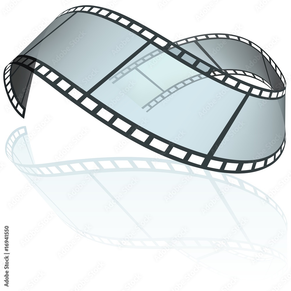 Filmstrip E - colored illustration