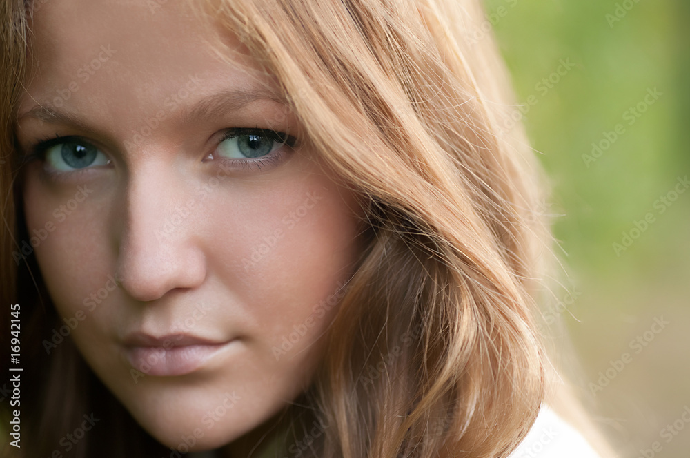 Portrait of a young woman Portrait of a young woman