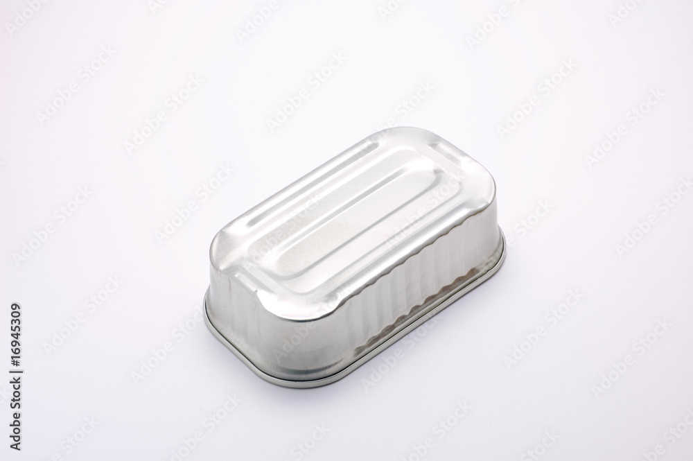 Tin can isolated on white Tin can isolated on white