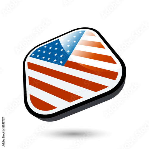 amerika usa 3D zeichen