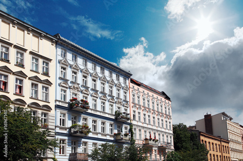 Canvas Print altbauten in berlin
