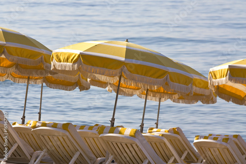 Sonnenschirm am Strand
