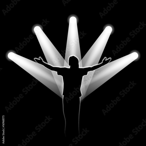 star im rampenlicht
