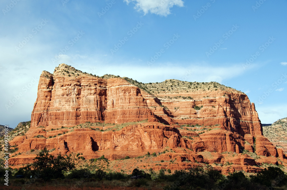 Landscape of Cathedral rock at Sedona Arizona