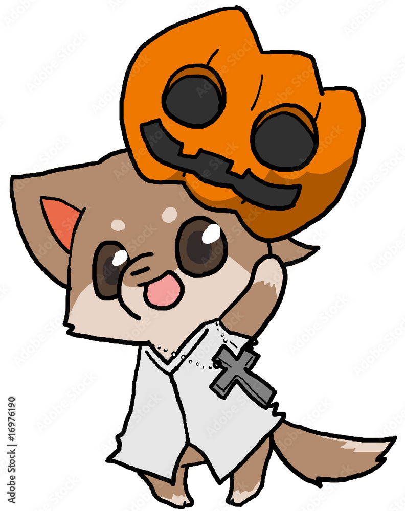 柴犬 ハロウィン Stock Illustration Adobe Stock