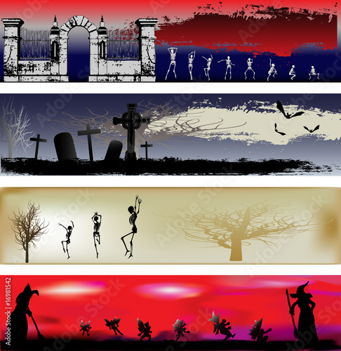 Halloween Web Banner Templates