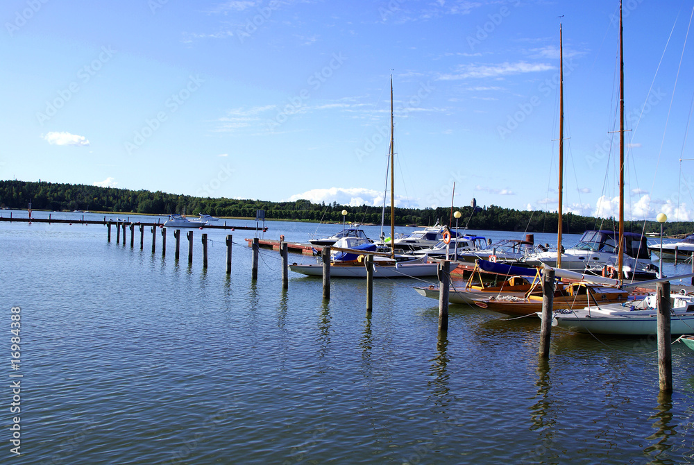 Obraz premium Boat Marina