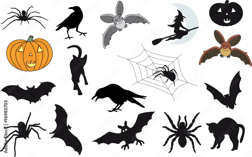 Naklejka premium Halloween vector