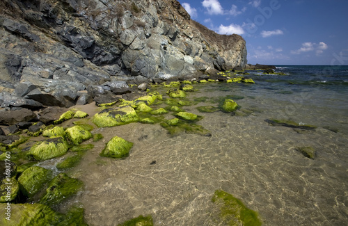 Clear waters of Silistar bay, Black Sea coast