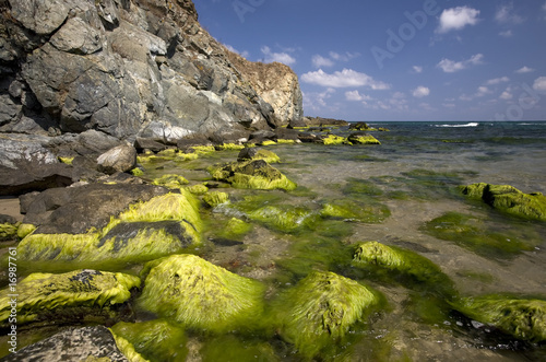 Clear waters of Silistar bay, Black Sea coast