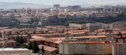 Vista de Pamplona (Navarra - España) desde la Rochapea.