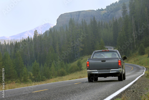Truck into the Mountains