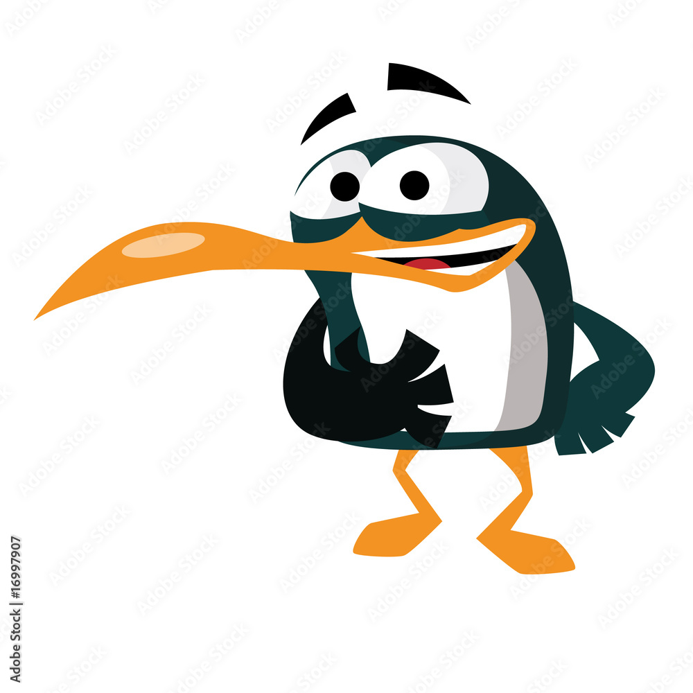 Fototapeta premium Pingouin rire
