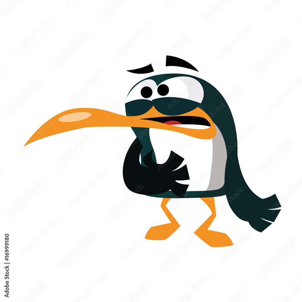 Obraz premium Pingouin dégout