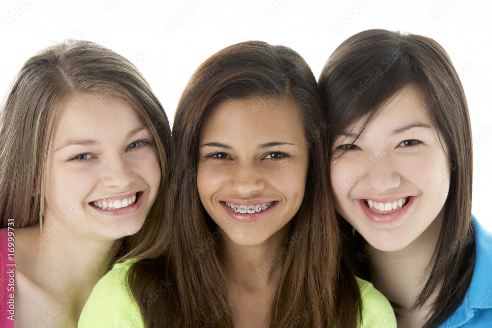 Group of Teenage Girlfriends Group of Teenage Girlfriends
