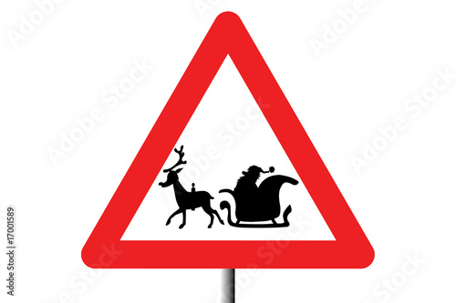 santa sign