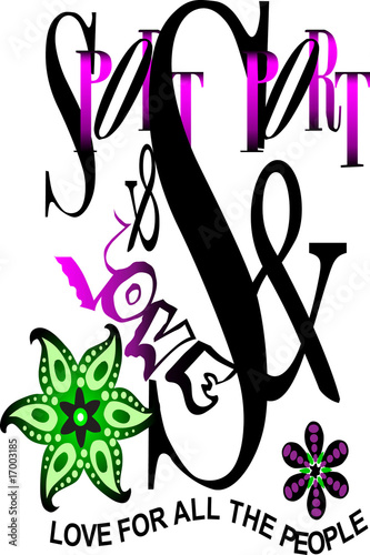 sport text design