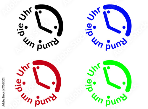 Rund um die Uhr
