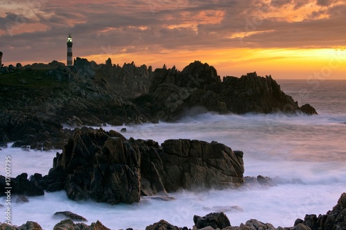 beautiful seascape at dusk
