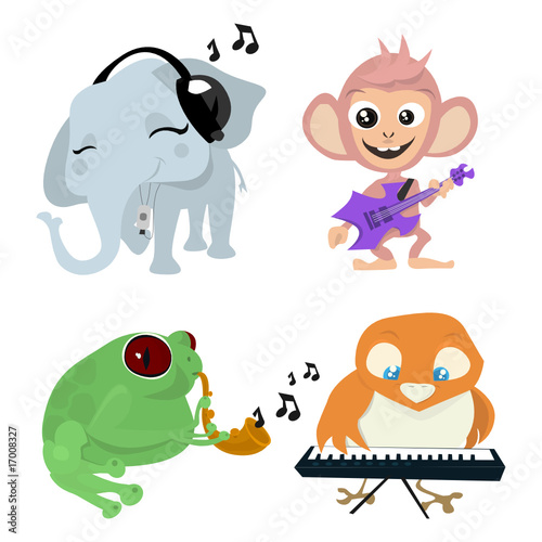 cute animals band