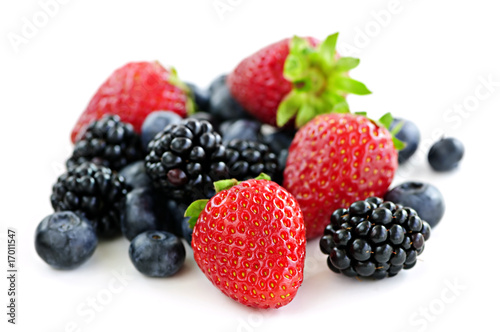 Assorted fresh berries #17011547